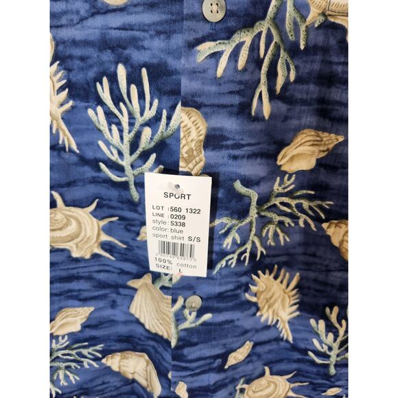 Pierre Cardin size Large Men's Hawiian button up shirt - Picture 3 of 5